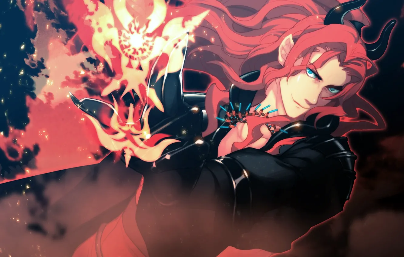 Photo wallpaper magic, guy, Lamento ~Beyond The Void