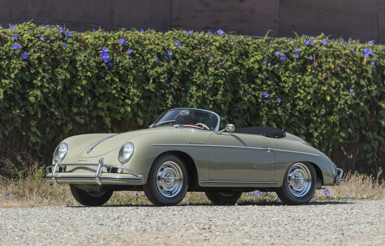 Photo wallpaper Porsche, retro, 1957, 356, Porsche 356A 1600 Speedster