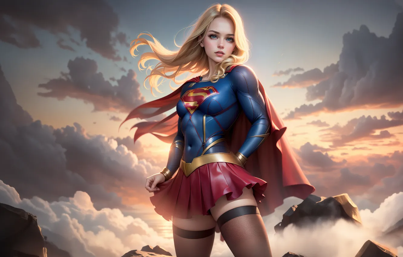Photo wallpaper Force, Supergirl, UNSTOPPABLE