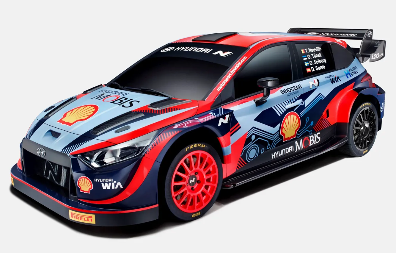Photo wallpaper Hyundai, racing car, i20, 2022, Rally1, N WRC