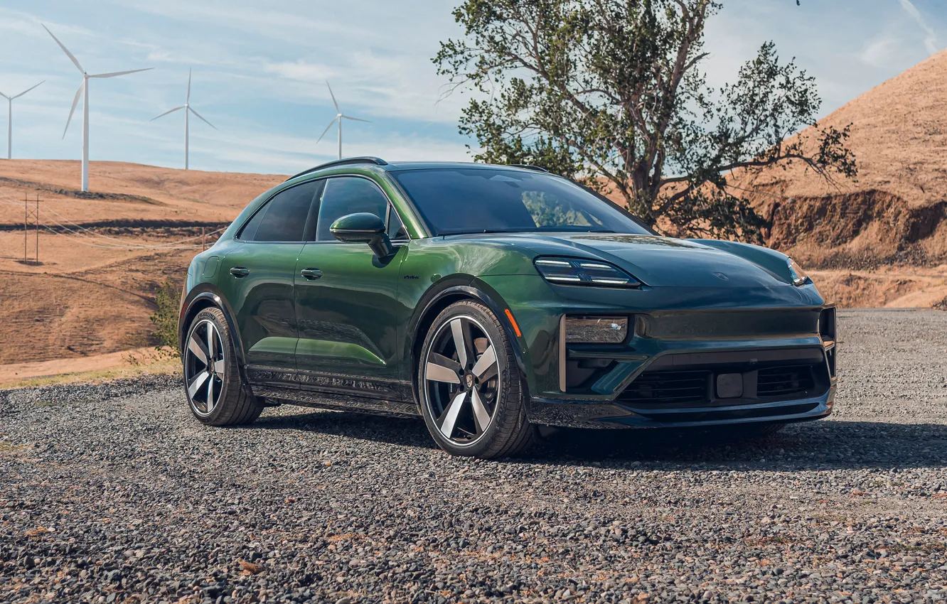 Photo wallpaper Porsche, wallpaper, 2025 Porsche Macan Turbo