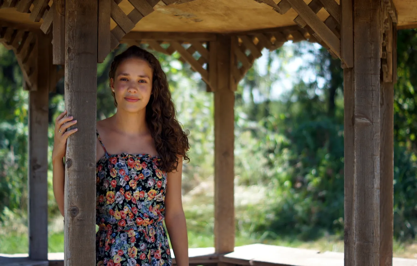 Photo wallpaper summer, girl, portrait