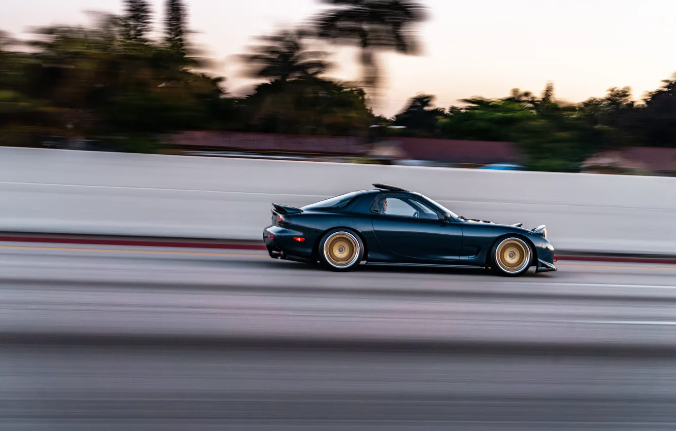 Photo wallpaper car, Mazda, rx7