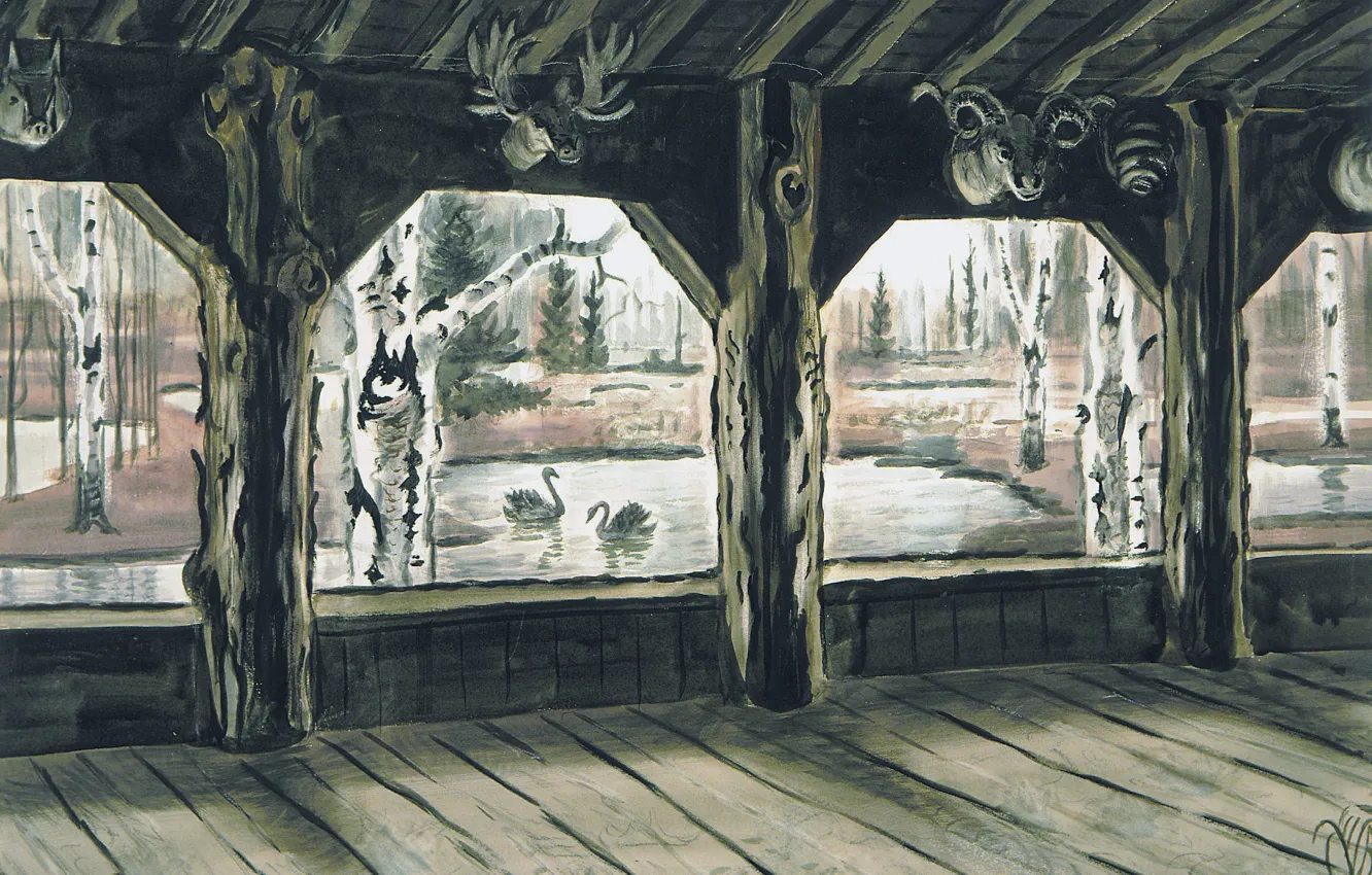 Photo wallpaper Charles Ephraim Burchfield, December Light, 1930-31