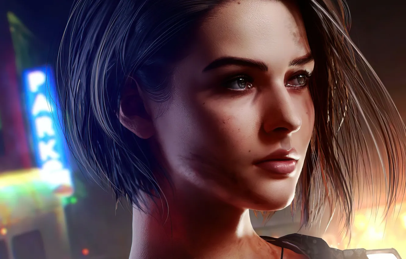 Photo wallpaper girl, Resident evil, Jill Valentine, Resident Evil 3