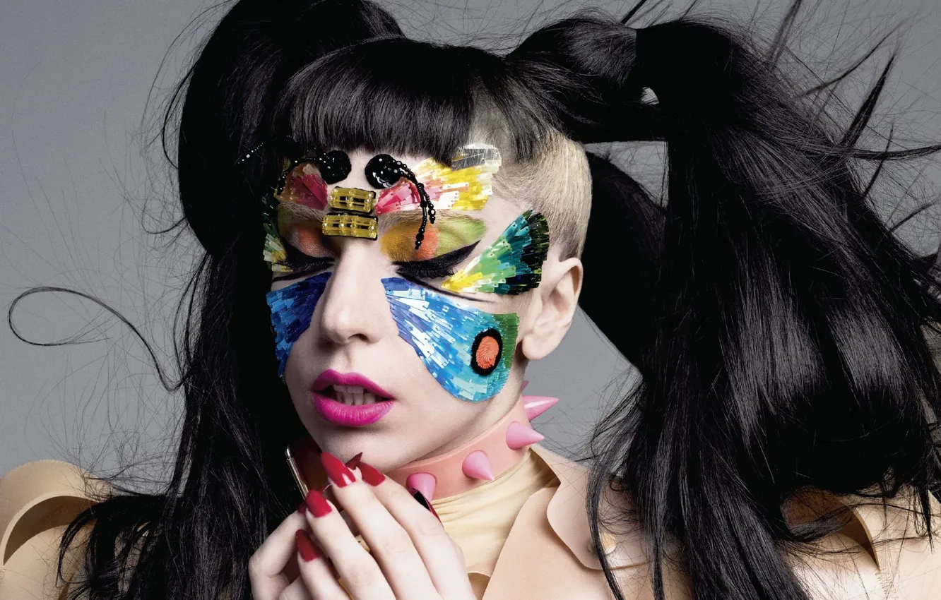 Photo wallpaper color, photoshoot, Lady Gaga, Lady Gaga