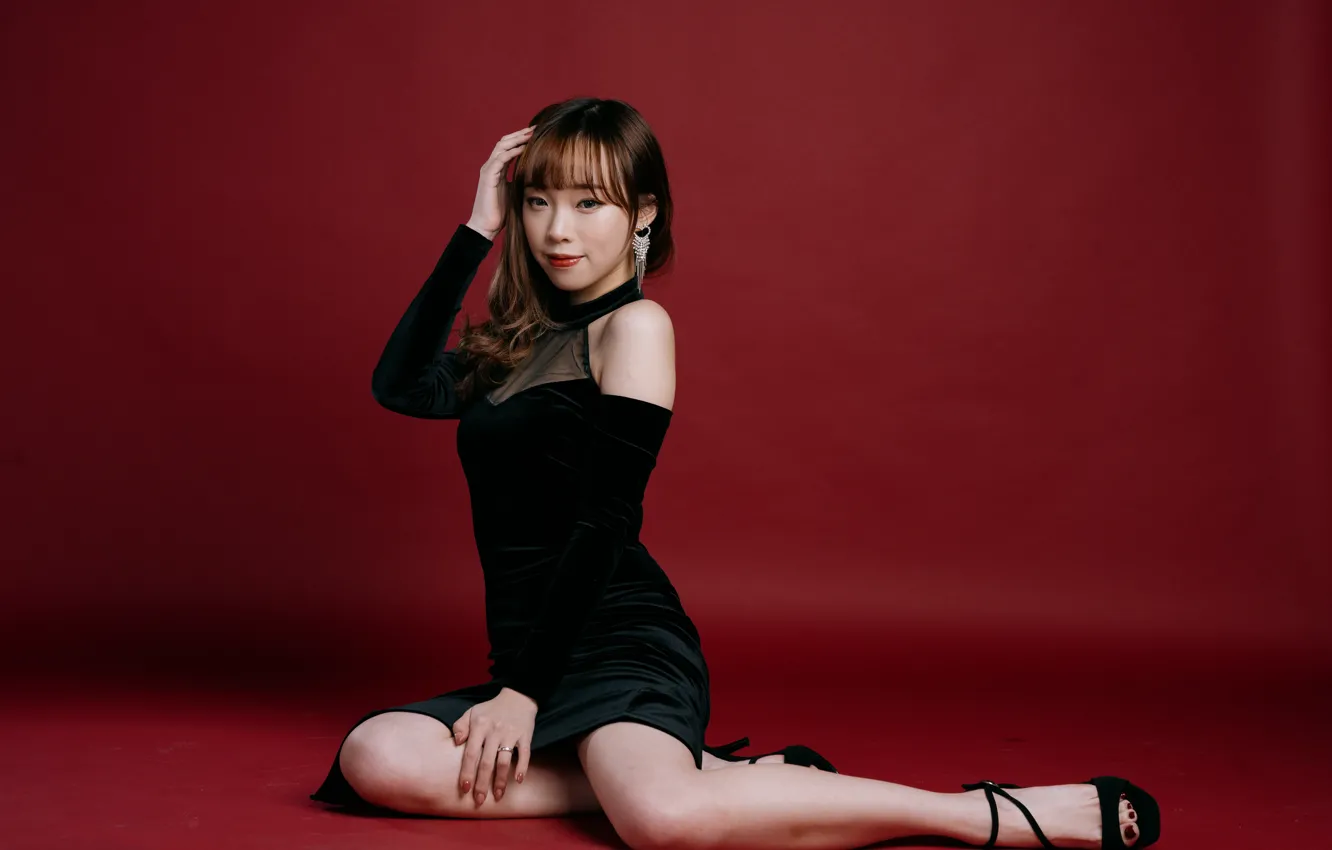 Photo wallpaper dress, legs, Asian