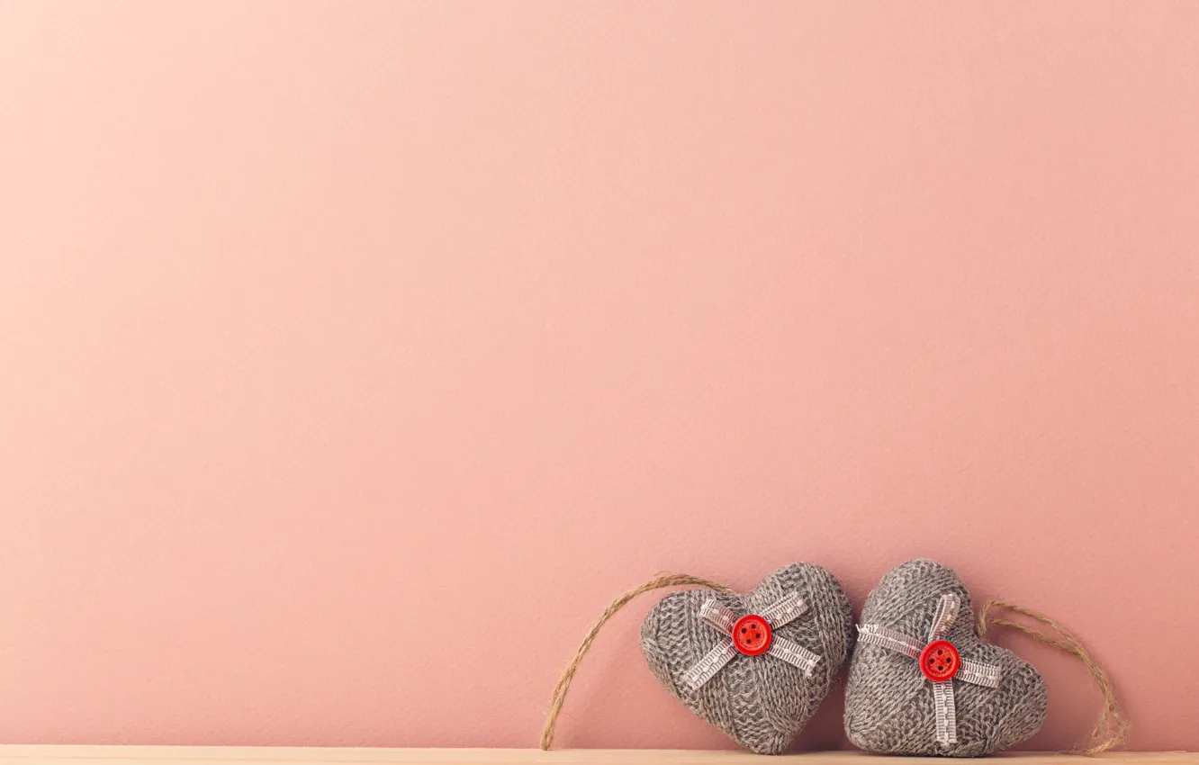 Photo wallpaper background, pair, hearts