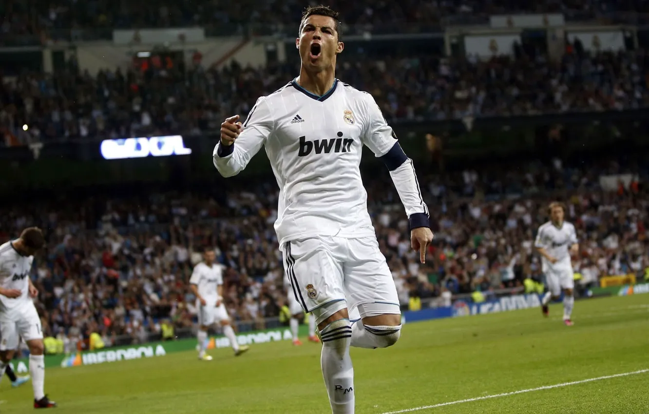 Photo wallpaper football, star, real madrid, goal, football, Ronaldo, portugal, Real Madrid