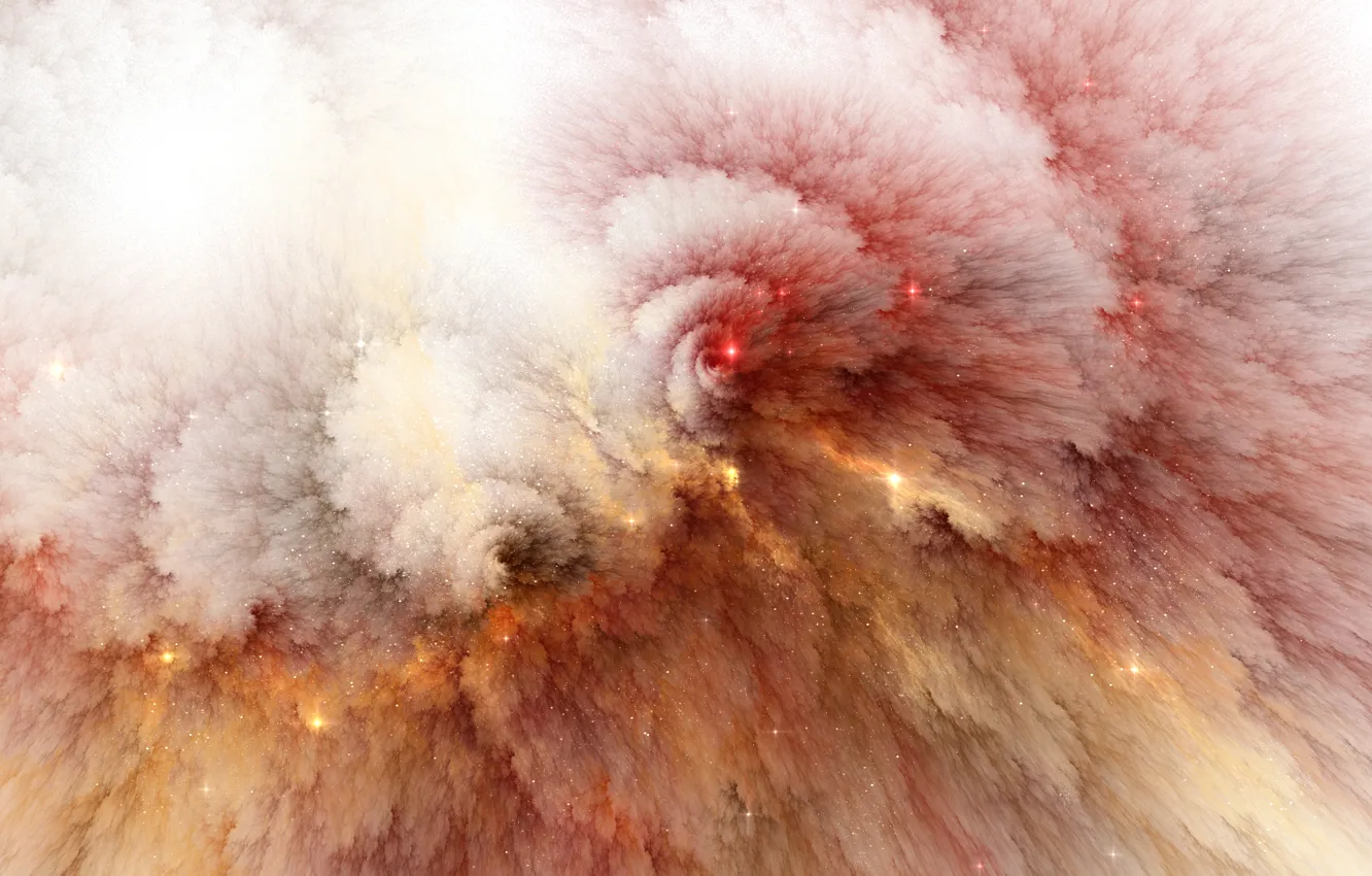 Photo wallpaper white, stars, red, vortex