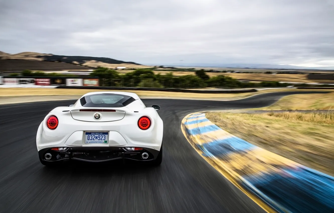 Photo wallpaper Alfa Romeo 4C, Alfa 4c, Alfa Romeo 4c Wallpaper, Alfa 4C White