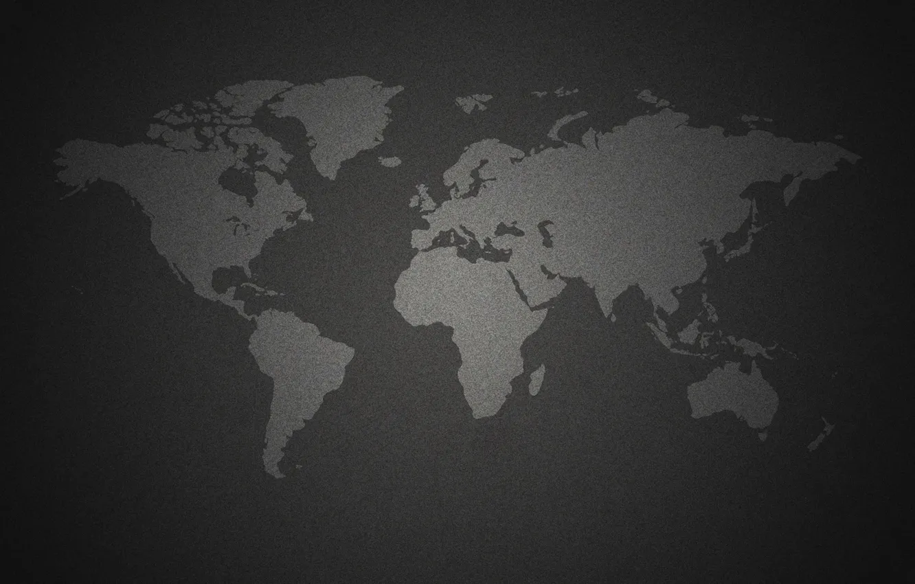 Photo wallpaper earth, the world, black background, world map, the continent