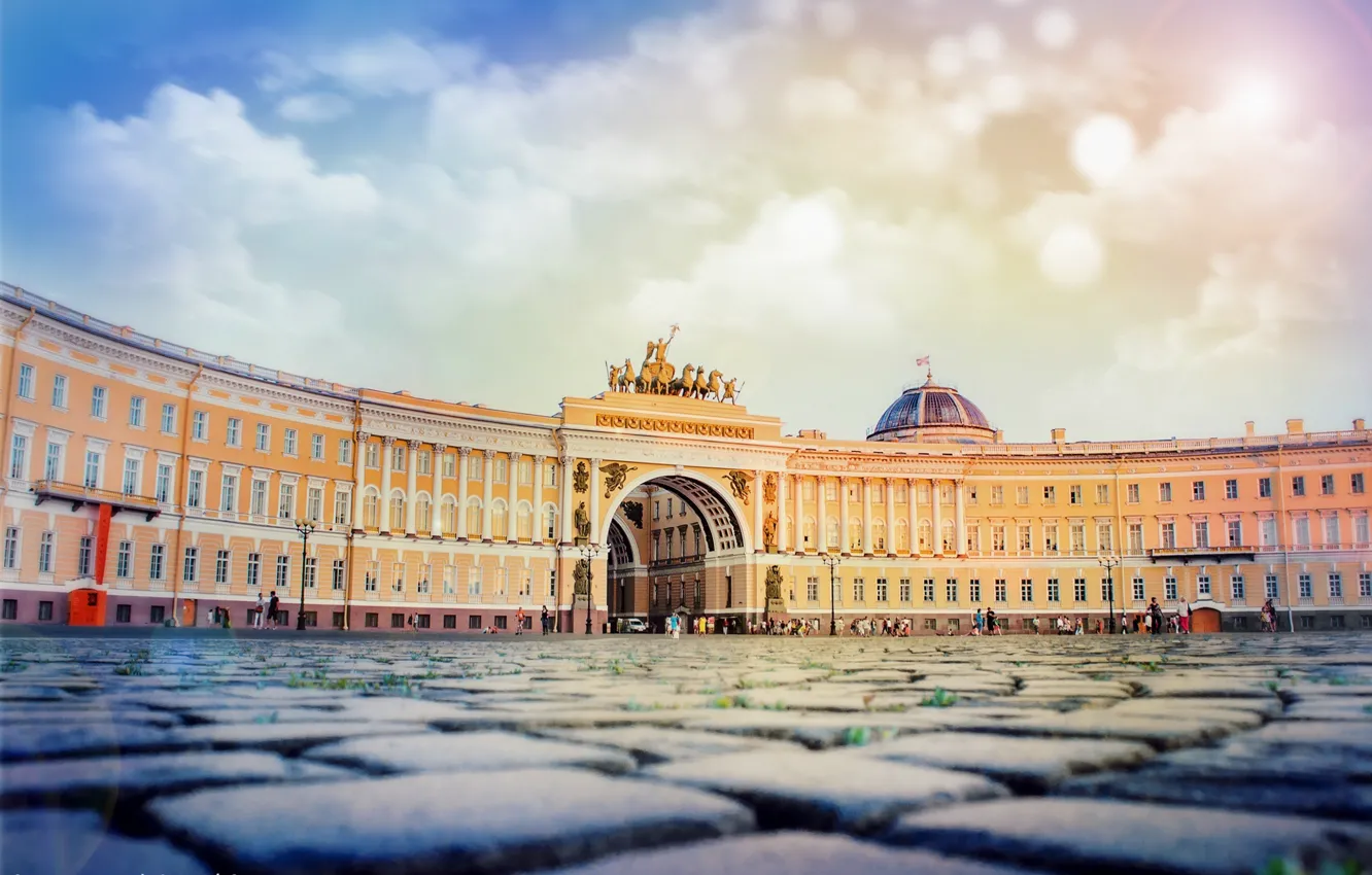 Photo wallpaper Peter, Saint Petersburg, Russia, SPb, Palace square