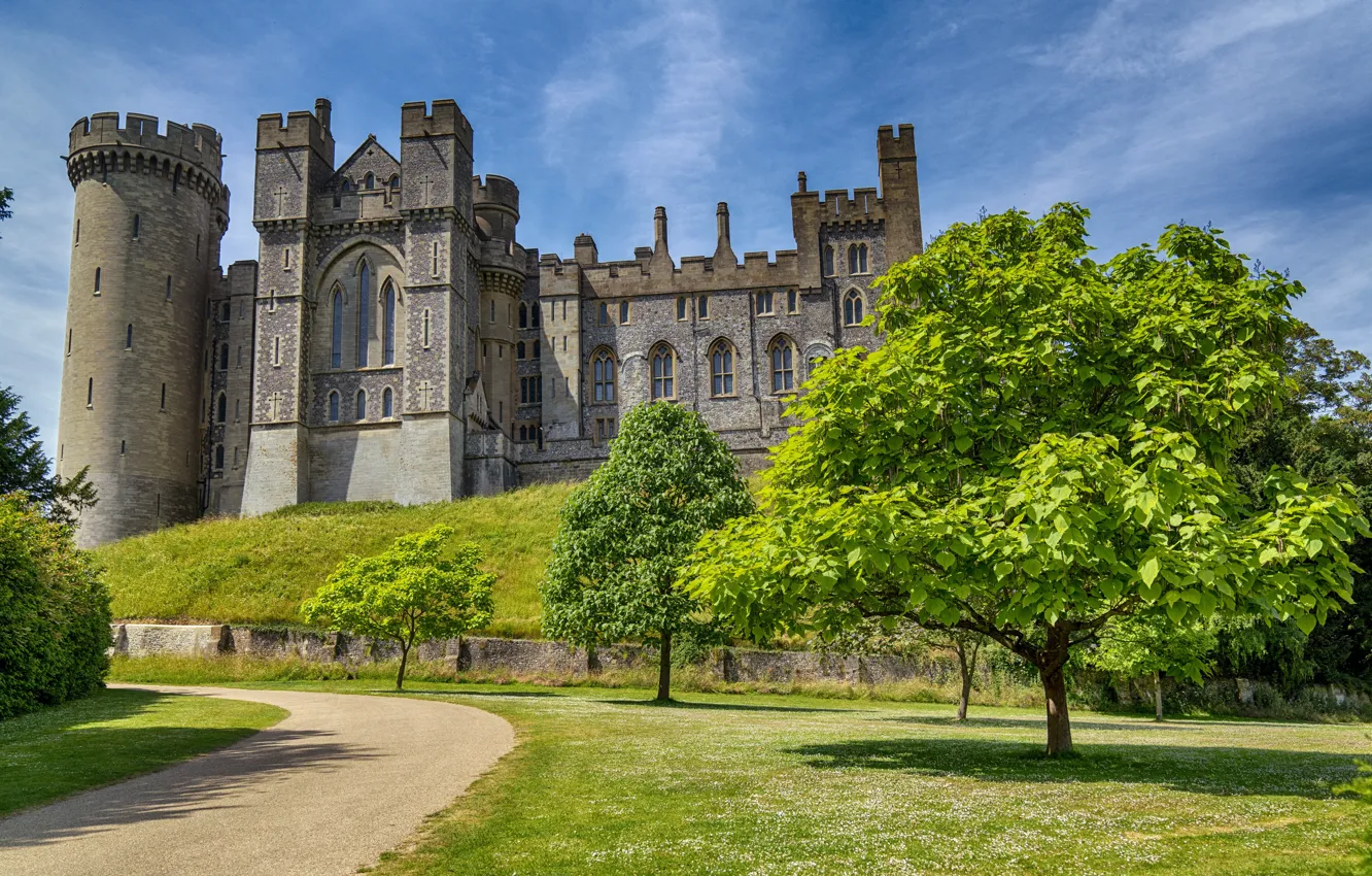 Photo wallpaper castle, England, Arundel Castle