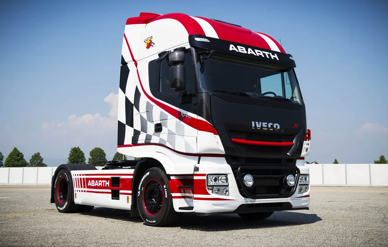 Photo wallpaper Truck, Iveco, without trailer