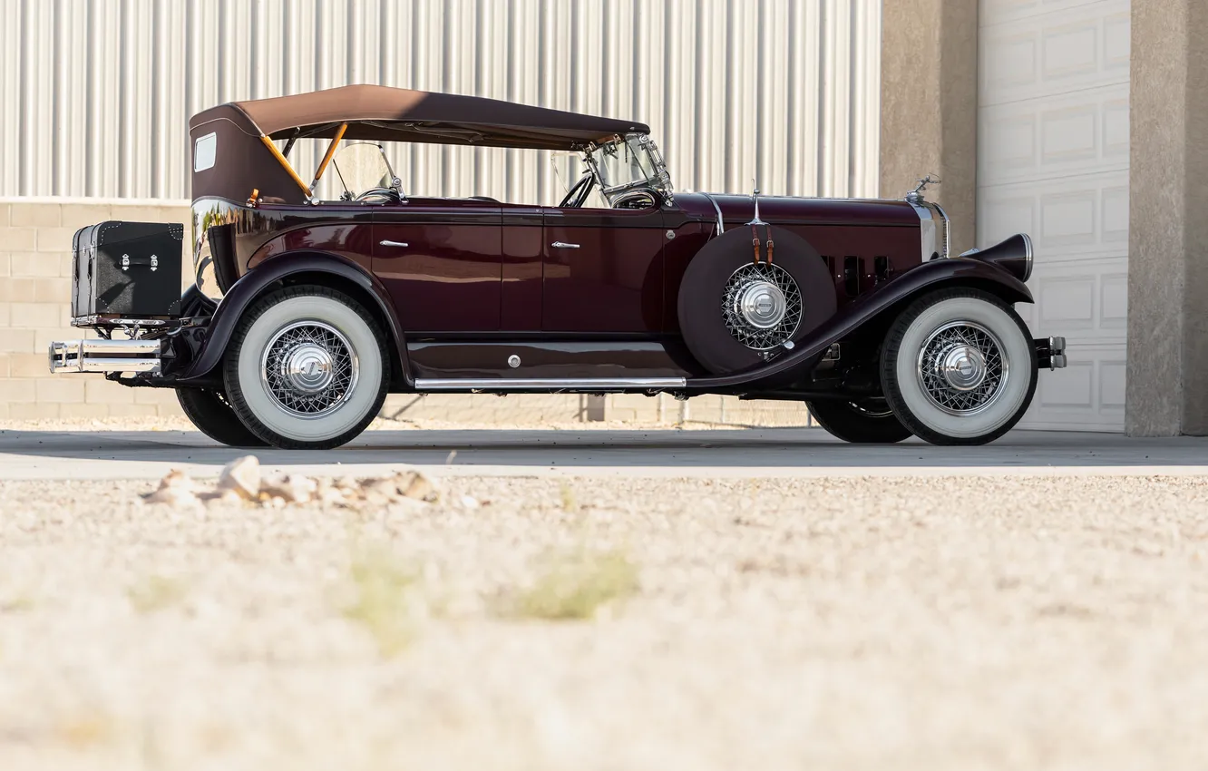 Photo wallpaper Sport, retro cars, 1930, Phaeton, Pierce-Arrow, Model B, Retro Cars, Pierce-Arrow Model B Sport