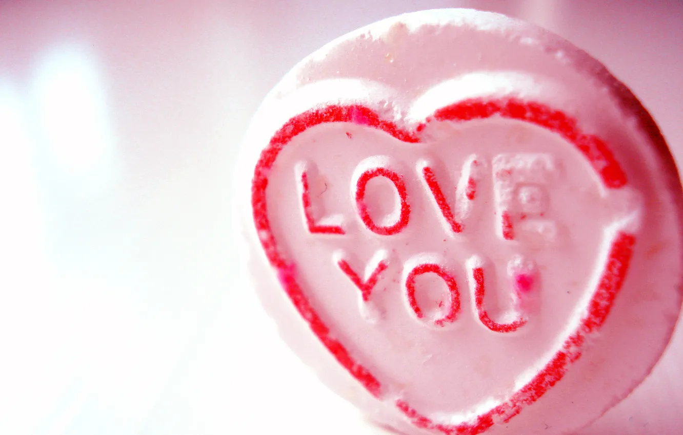 Photo wallpaper red, mood, heart