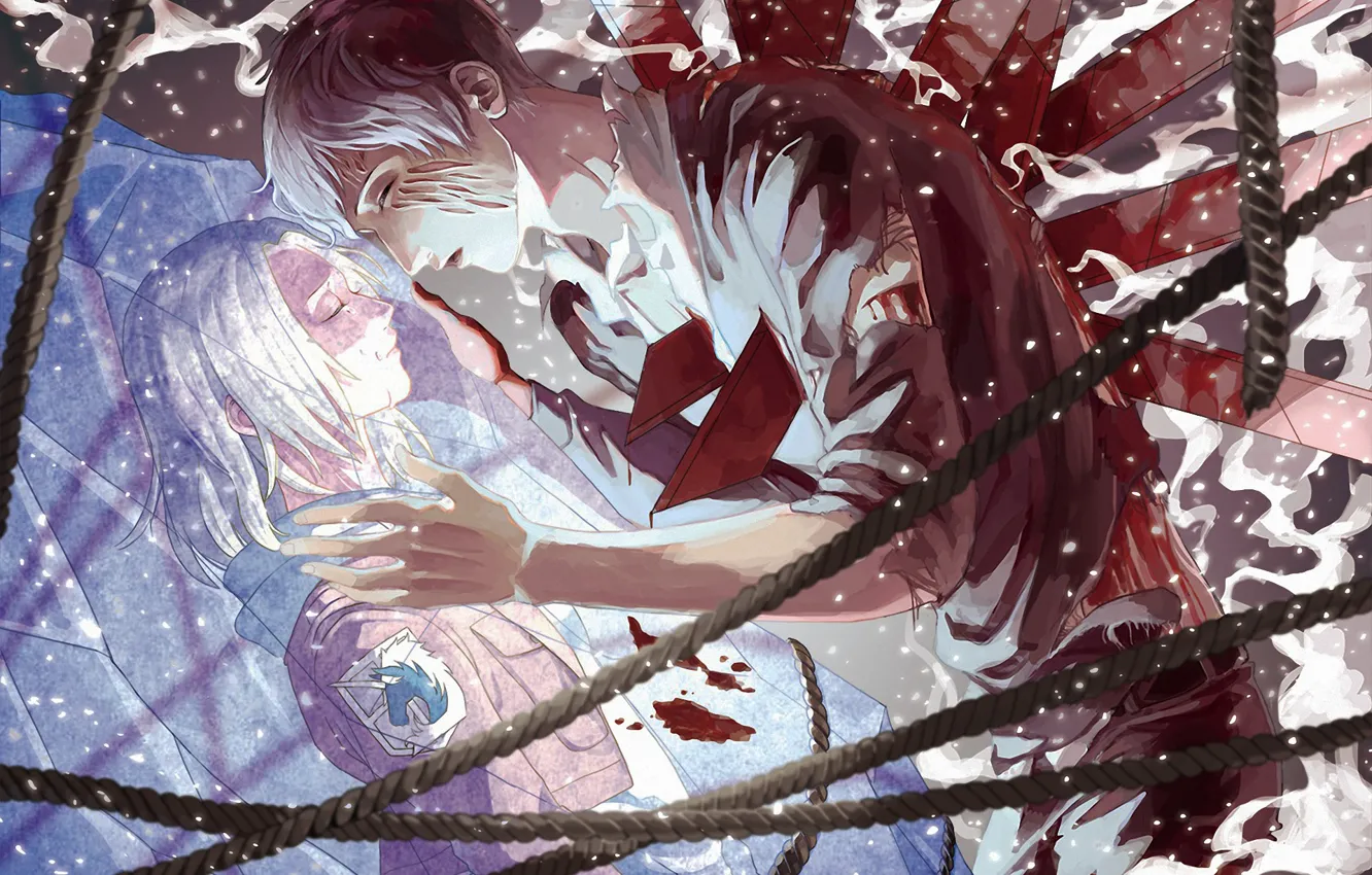 Photo wallpaper anime, Shingeki no Kyojin, Eren