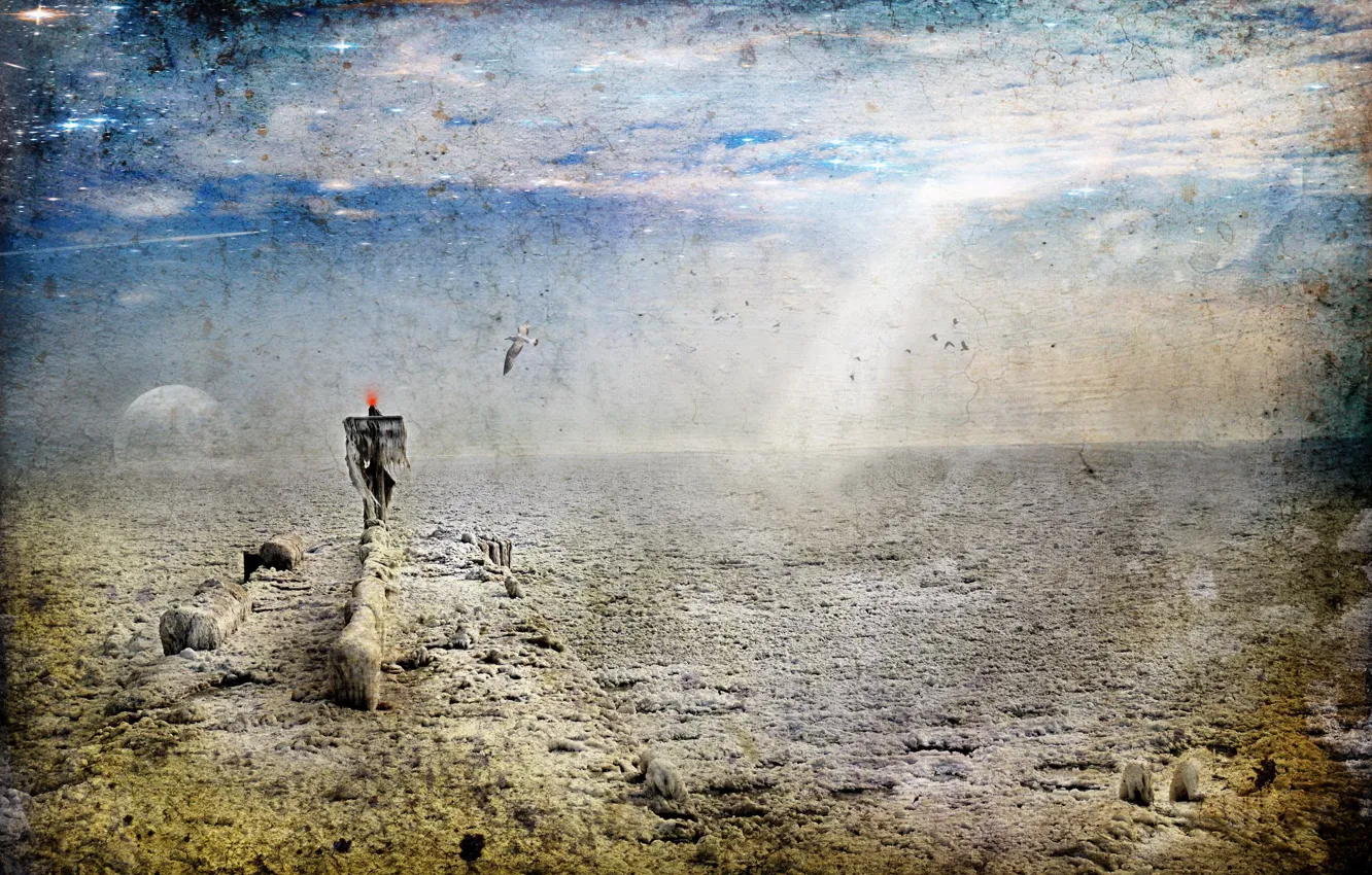 Photo wallpaper landscape, style, background