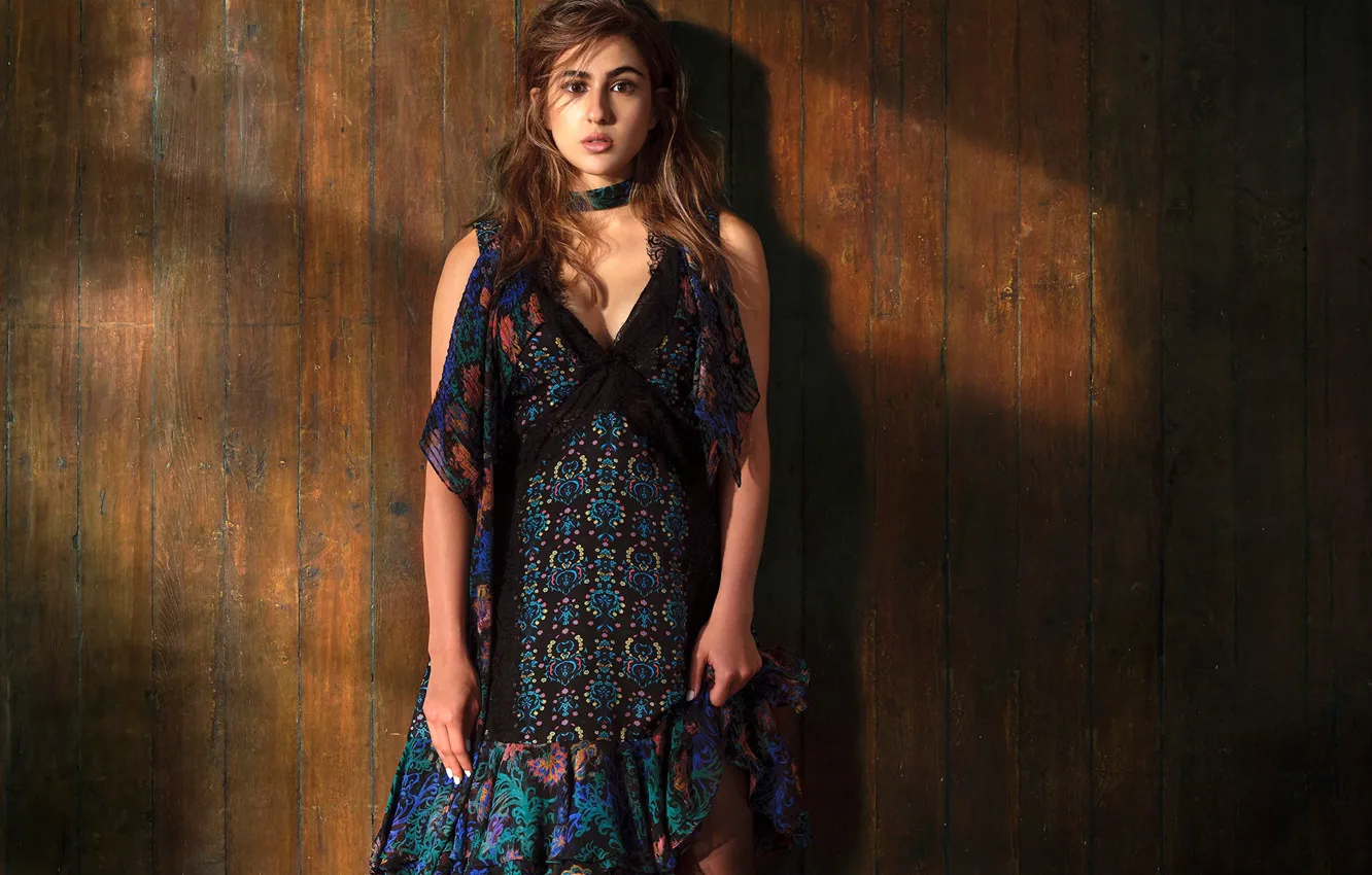 Photo wallpaper girl, hot, beautiful, model, pose, indian, actress, celebrity