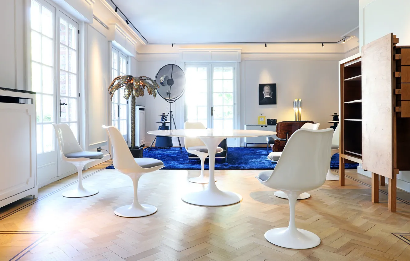 Photo wallpaper style, interior, House of Wow interior, Utrecht, Utrecht, dining room, living room, design