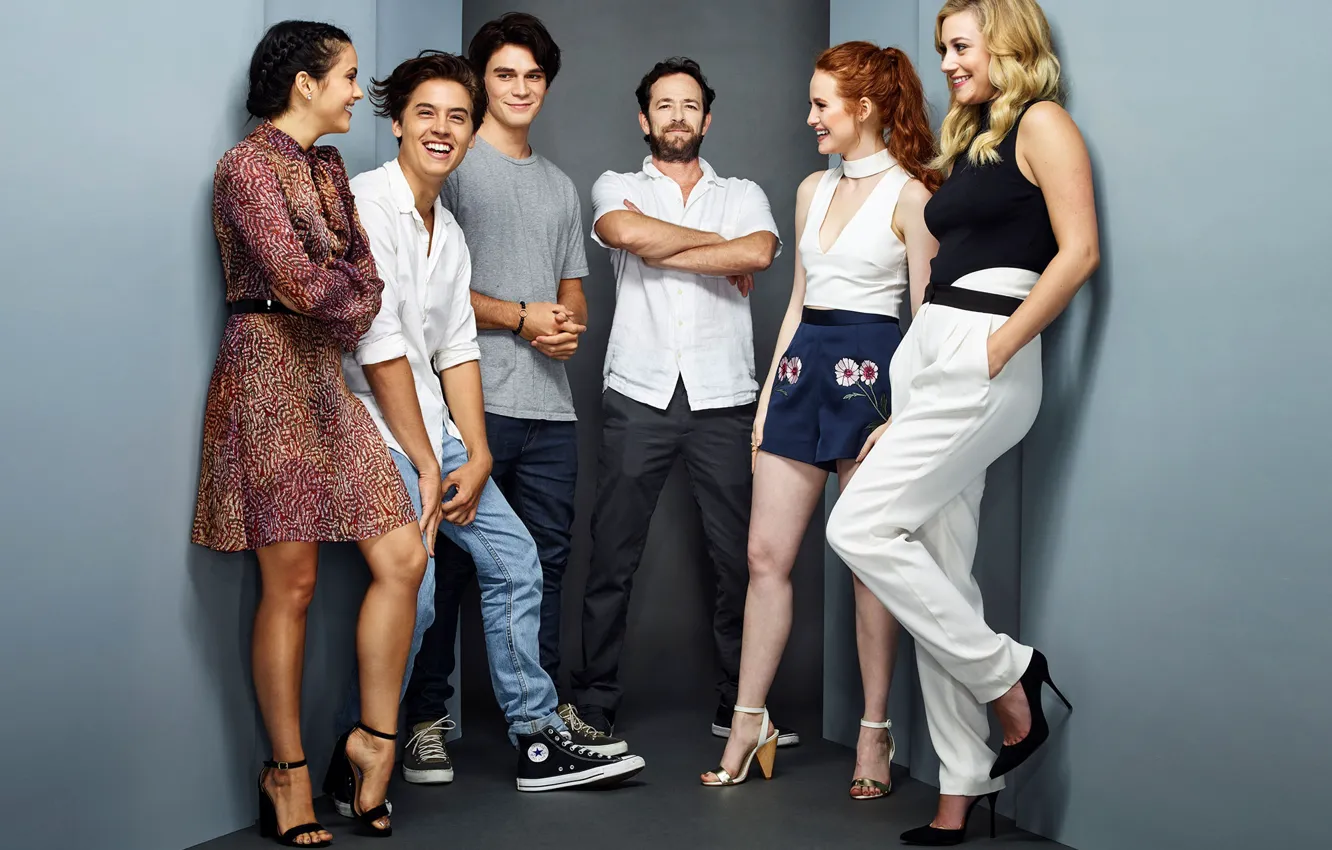 Photo wallpaper smile, the series, actors, Riverdale, Veronica Lodge, Camila Mendes, Betty Cooper, Cole Sprouse