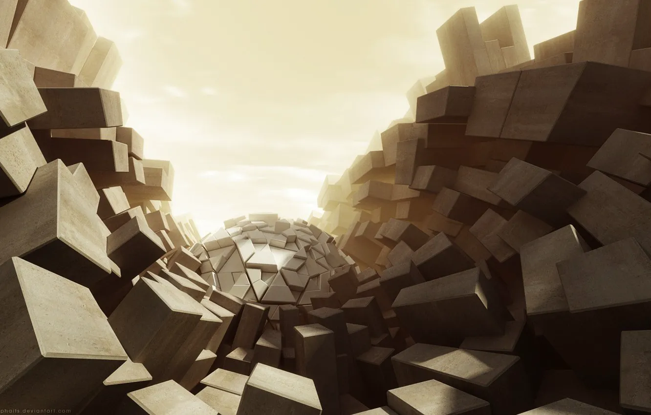 Photo wallpaper abstraction, style, fantasy, Cuba