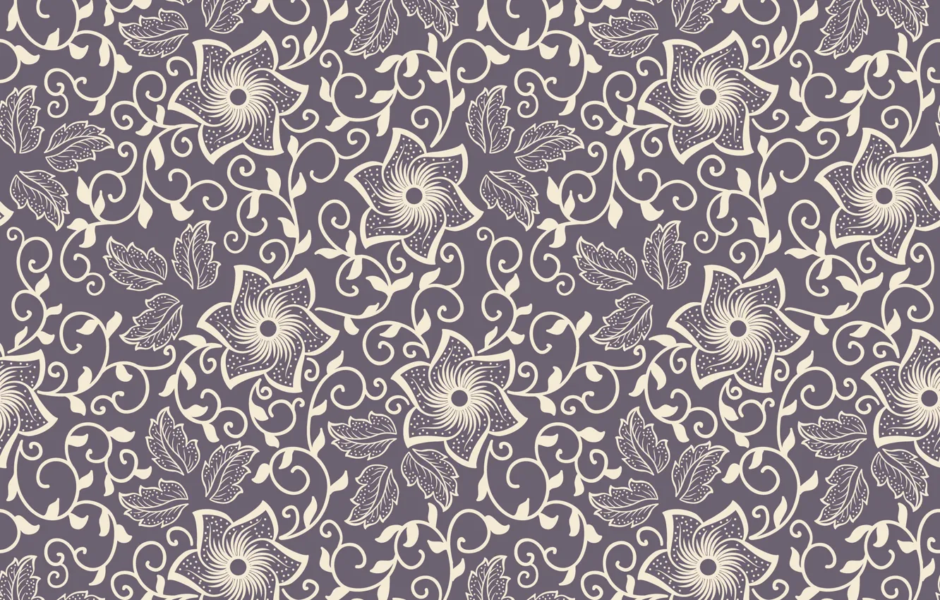 Photo wallpaper texture, ornament, flower, texture, background, pattern, ornament, seamless