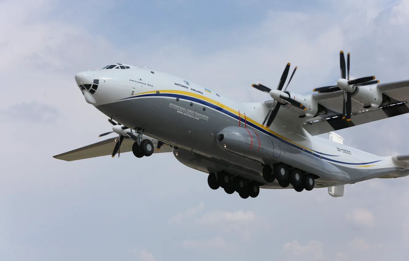 Photo wallpaper Ukraine, Antonov, transport aircraft, An-22 "Antey»