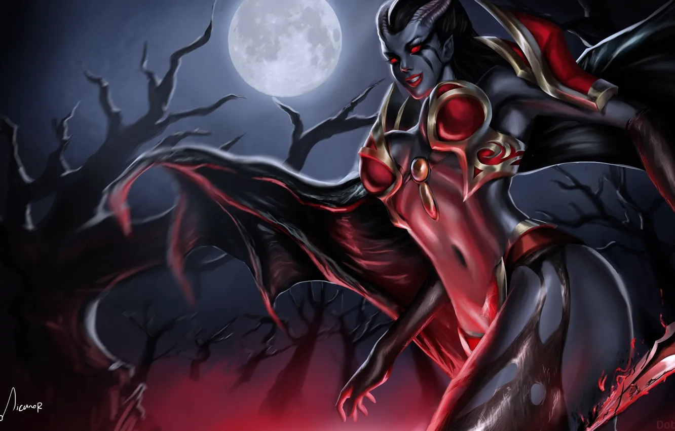 Photo wallpaper art, dota2, Oboi