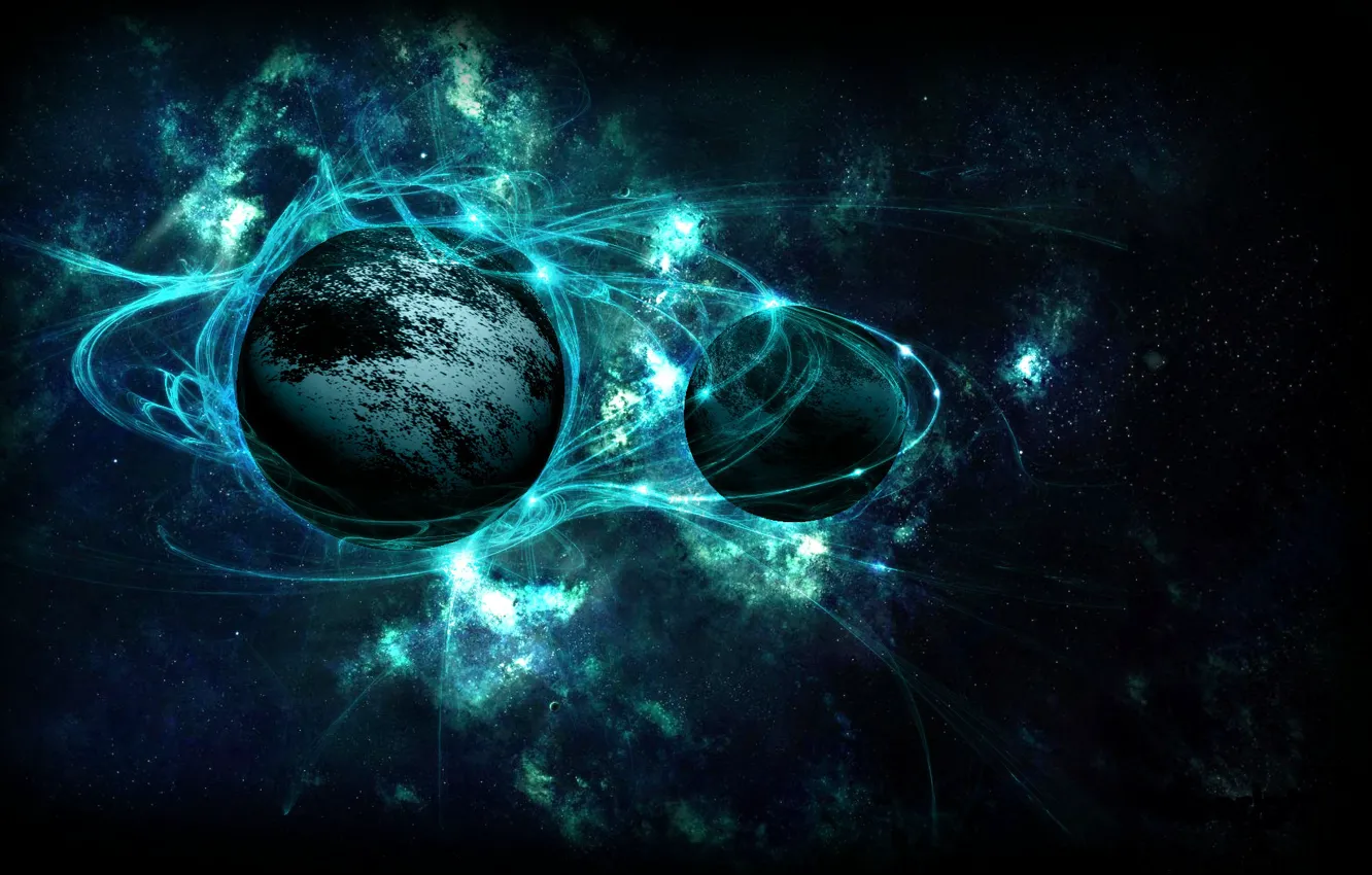 Photo wallpaper stars, planet, phenomenon