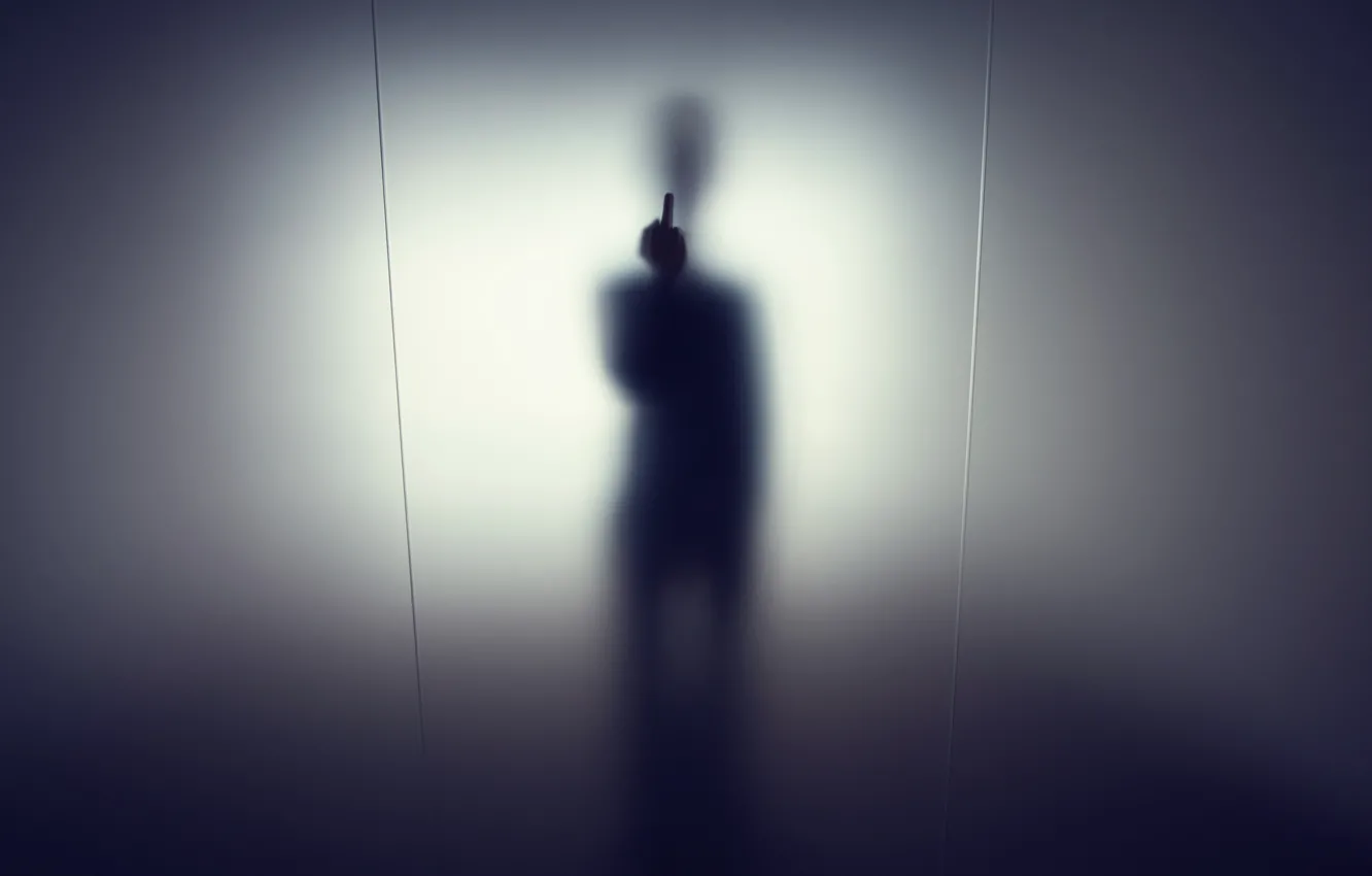 Photo wallpaper light, background, silhouette