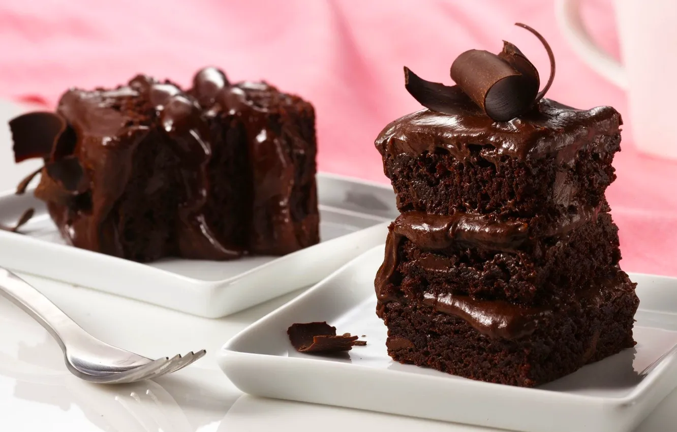 Photo wallpaper food, sweets, cake, yummy, piece