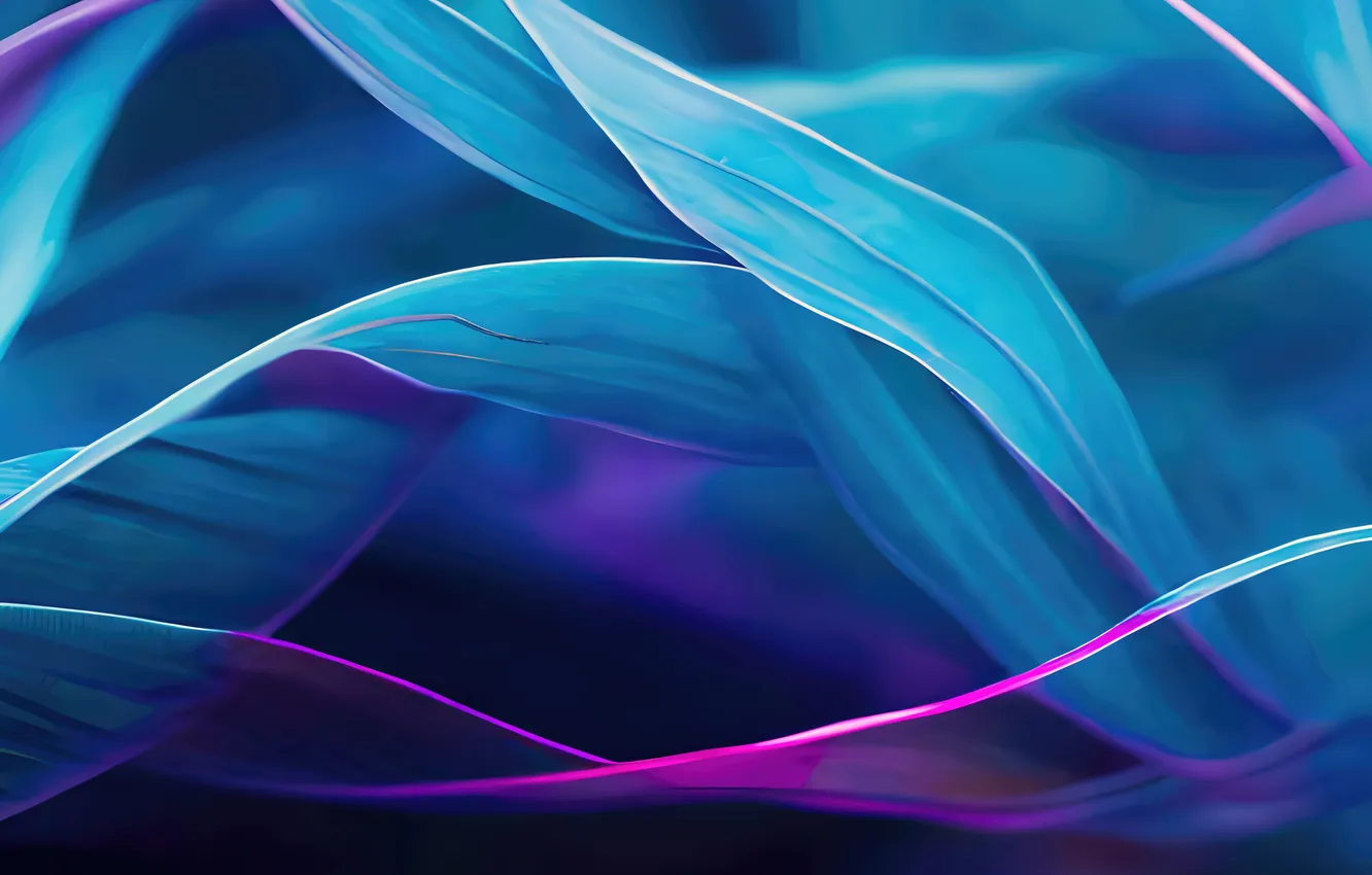 Photo wallpaper waves, abstraction, tranquil