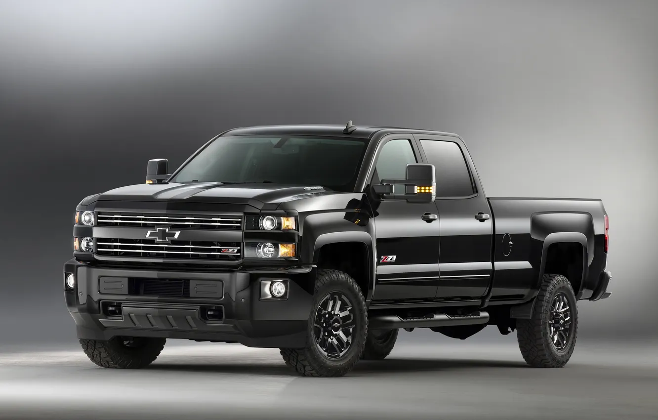 Photo wallpaper black, Chevrolet, Chevrolet, Silverado, silverado