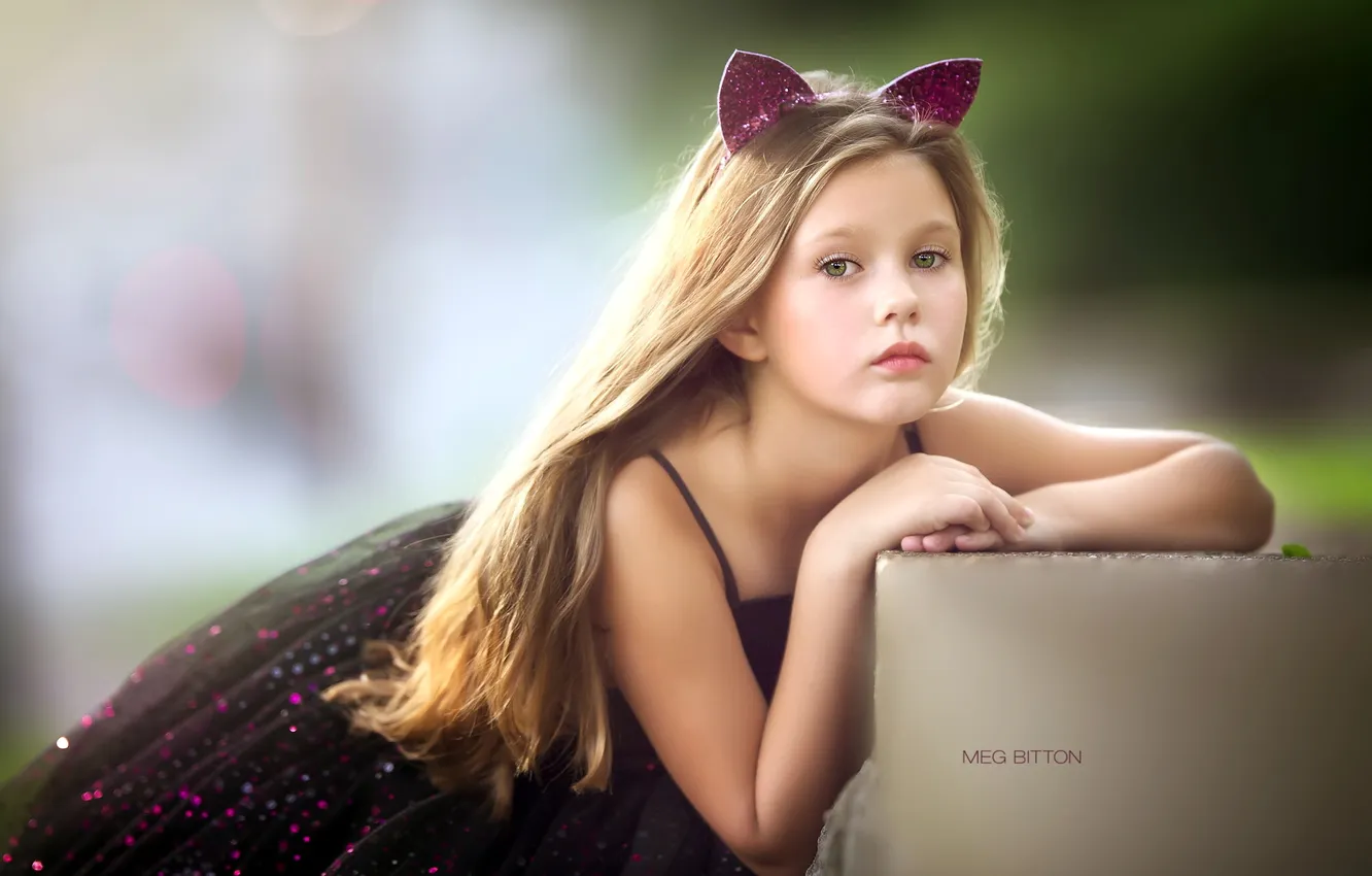 Photo wallpaper look, portrait, girl