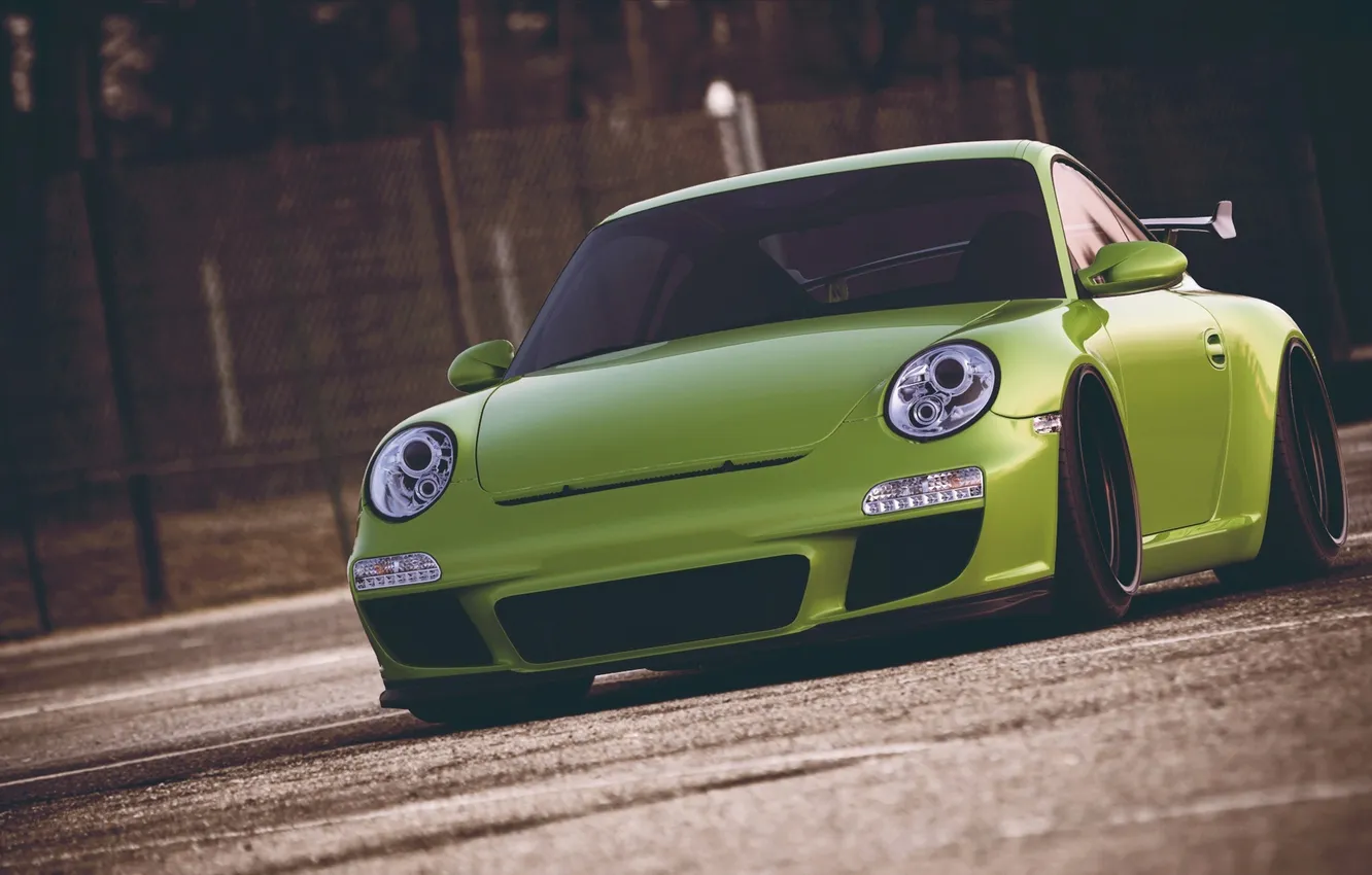 Photo wallpaper road, asphalt, 911, Porsche, GT3