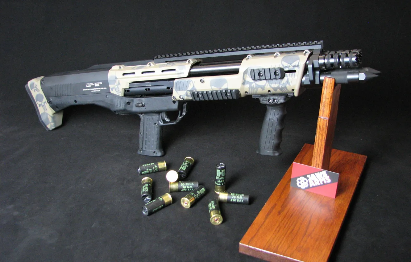 Photo wallpaper gun, shotgun, wepon, DP-12, DP-12 Shotgun, SHOT Show 2017, double barrel, 70mm