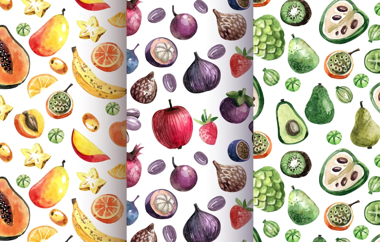 Photo wallpaper background, texture, fruit, patterns