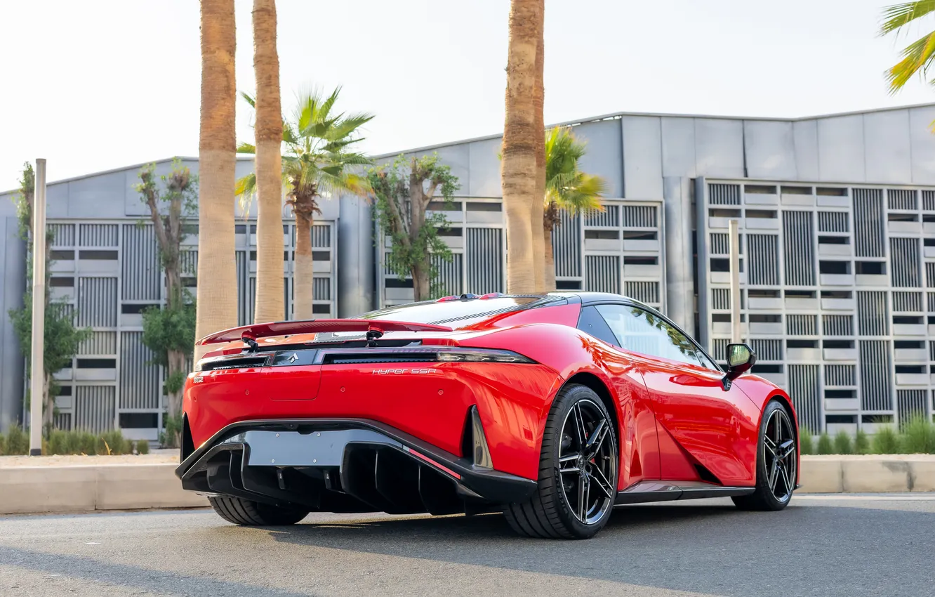 Photo wallpaper supercar, Aion, rear view, Supercar, 2023, Aion Hyper SSR, Hyper SSR