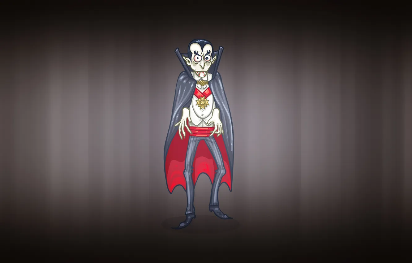 Photo wallpaper minimalism, fangs, vampire, cloak, vampire, Nosferatu, Dracula, Dracula