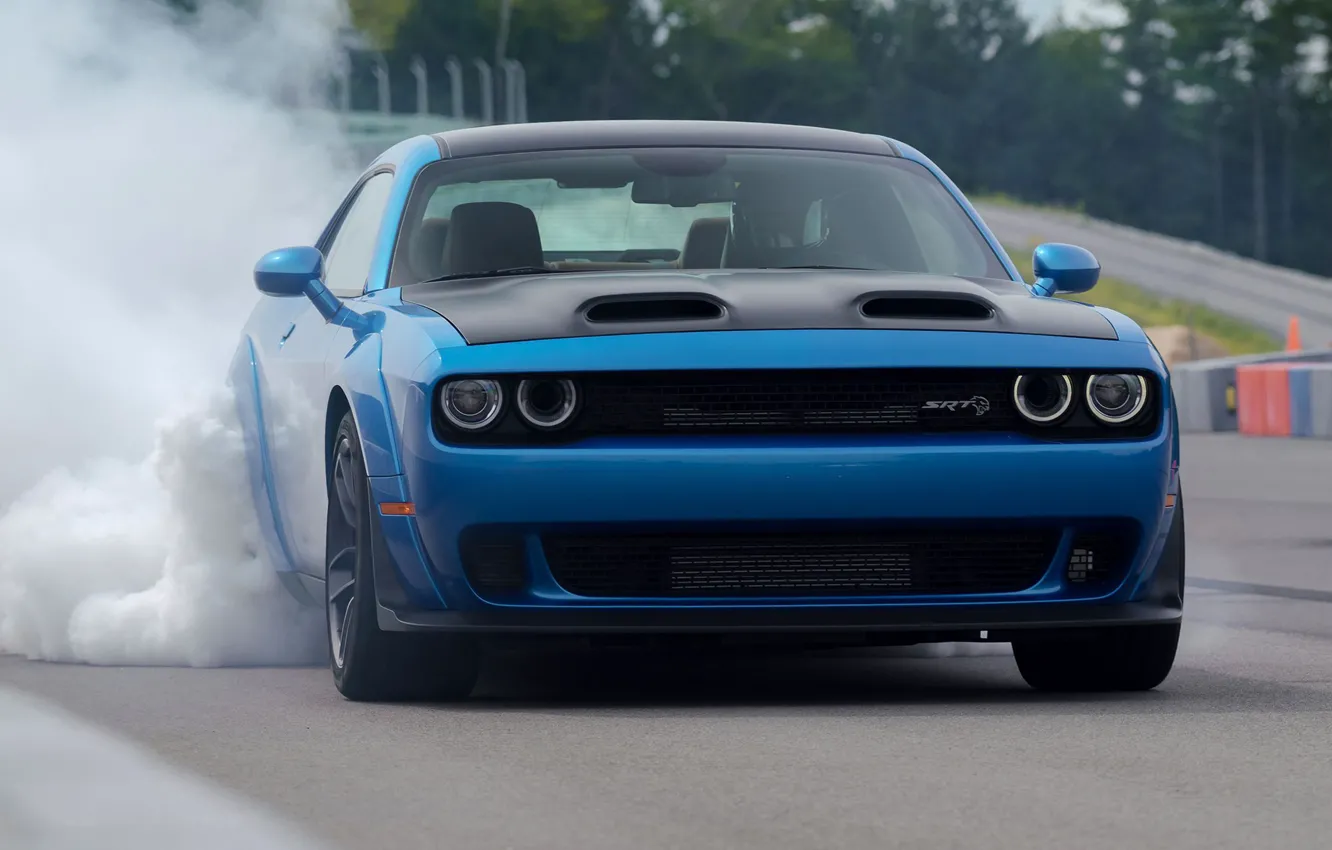 Photo wallpaper Dodge Challenger, Hellcat, SRT, Bernout