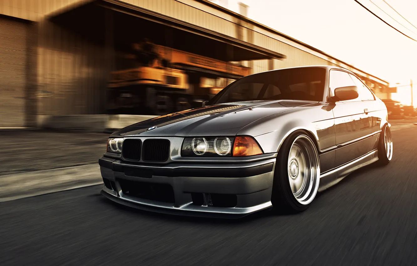 Photo wallpaper car, machine, BMW, street