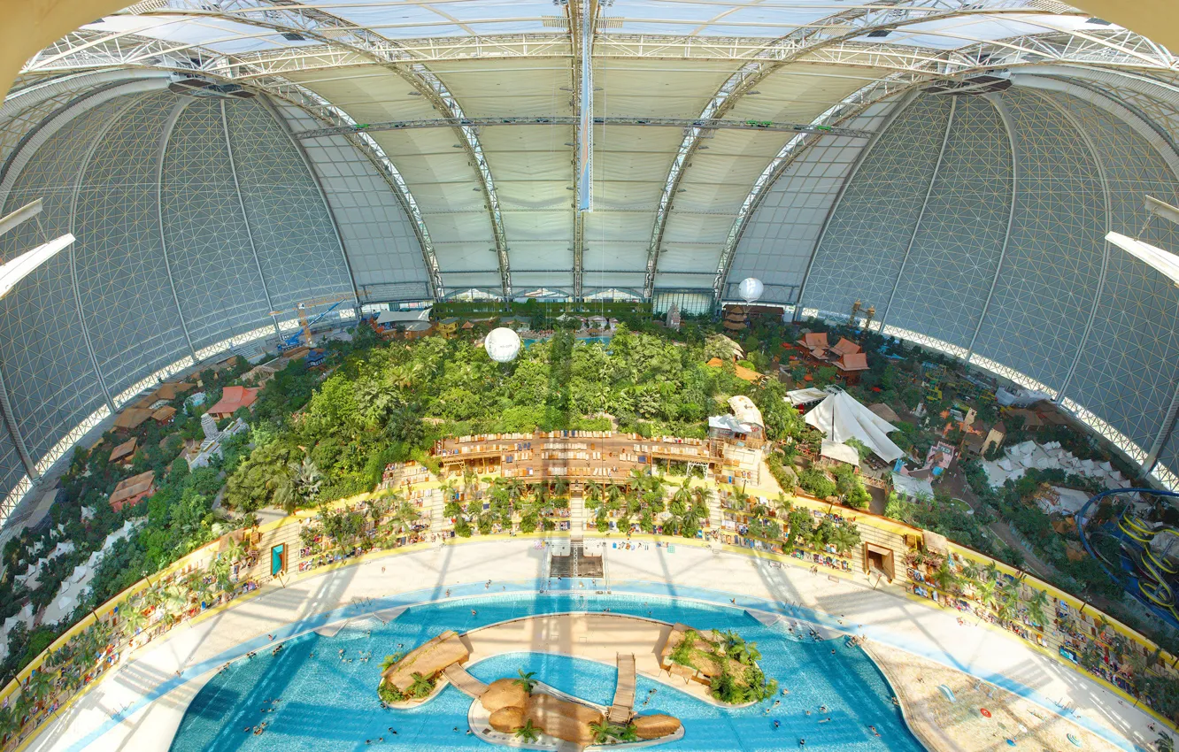 Photo wallpaper Germany, water Park, Tropical Islands Resort