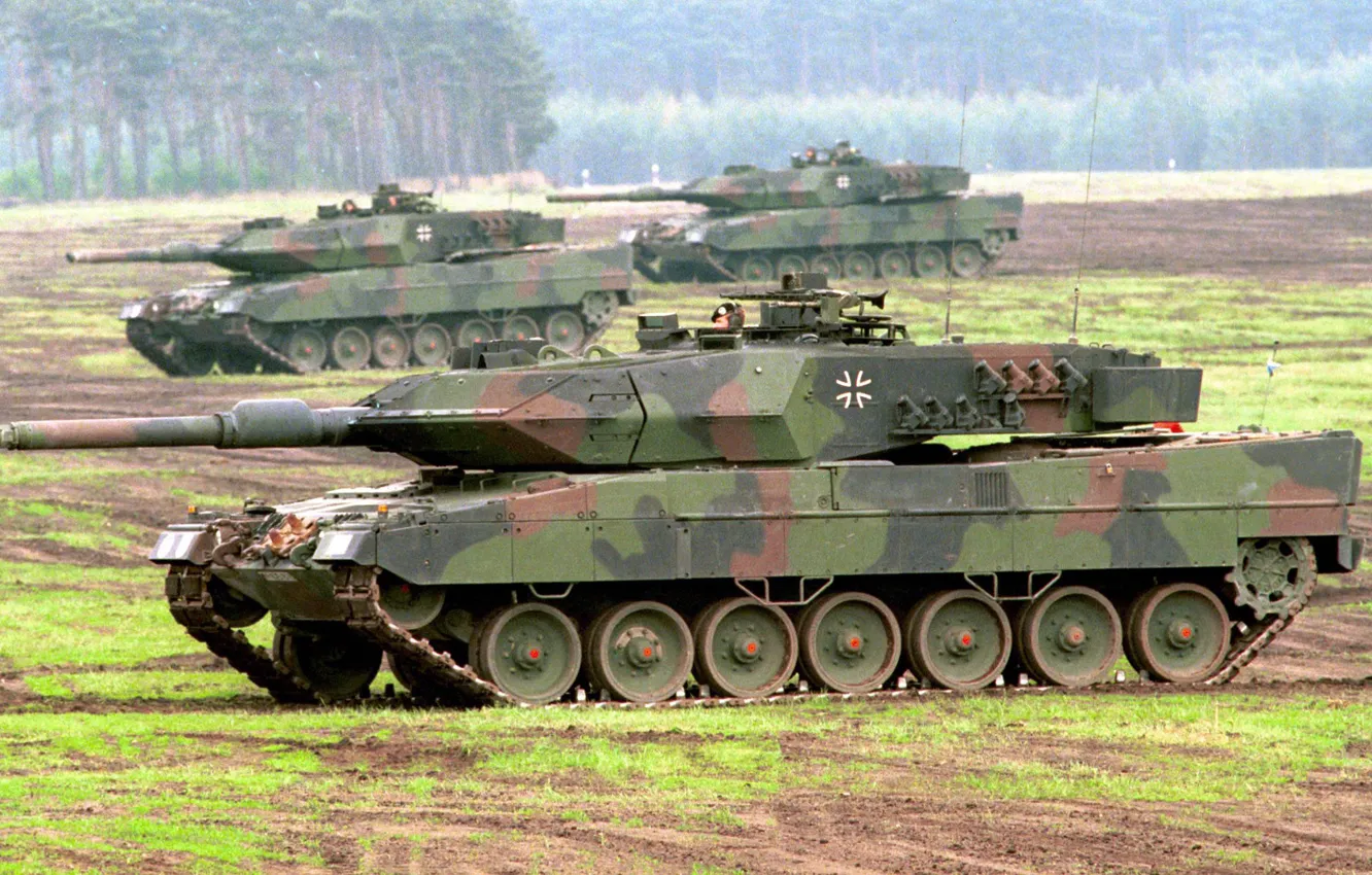 Photo wallpaper tank, armor, leopard, the Germans, Bundeswehr, 2A5