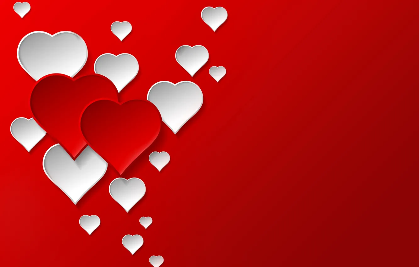 Photo wallpaper hearts, love, heart, romantic, valentine's day