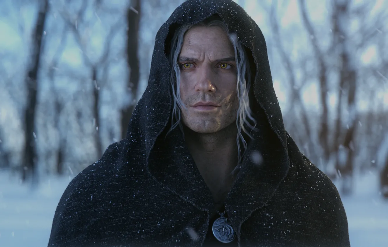 Photo wallpaper The Witcher, Herald, Henry Cavill
