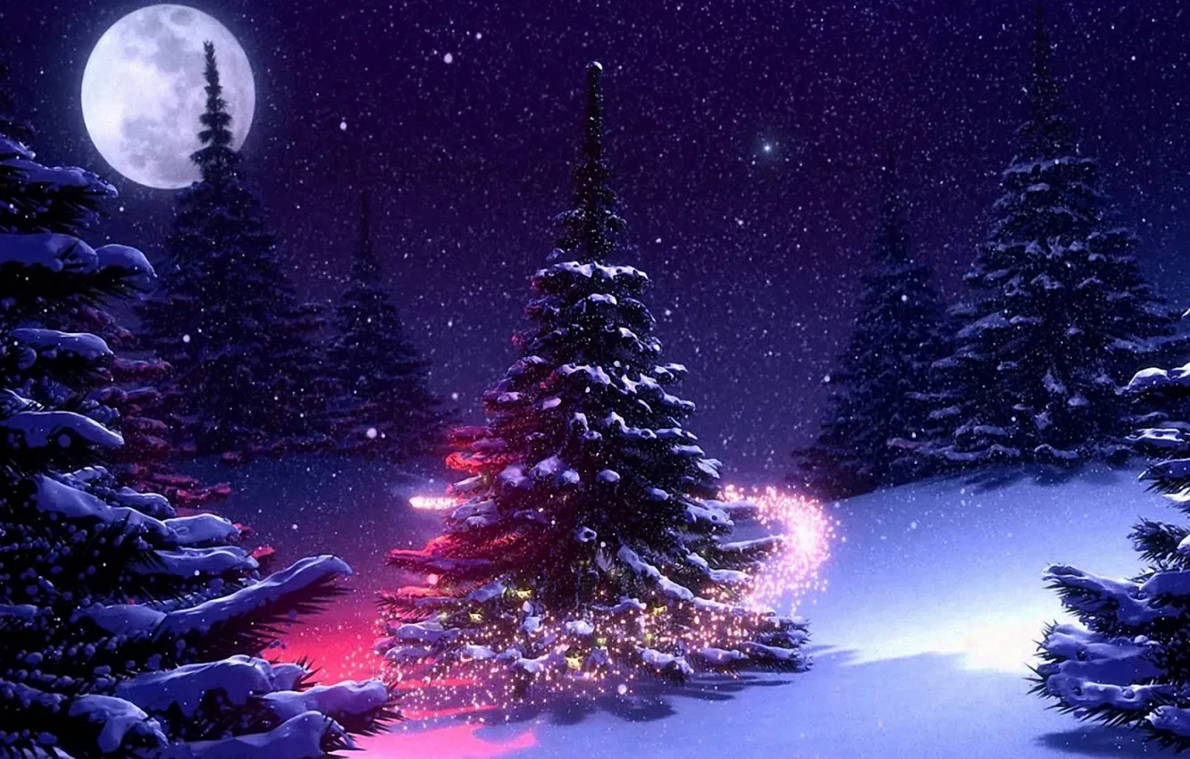 Photo wallpaper winter, snow, Snowdrifts