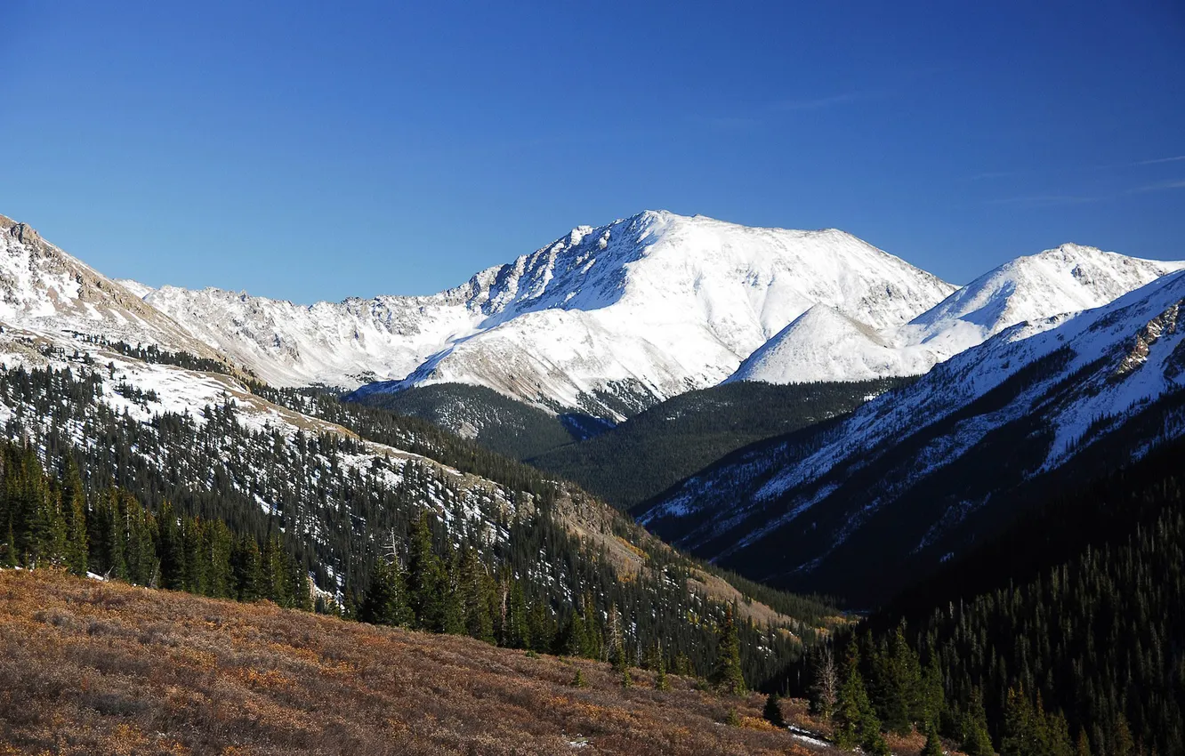 Photo wallpaper landscape, mountains, photo, Wallpaper, beauty