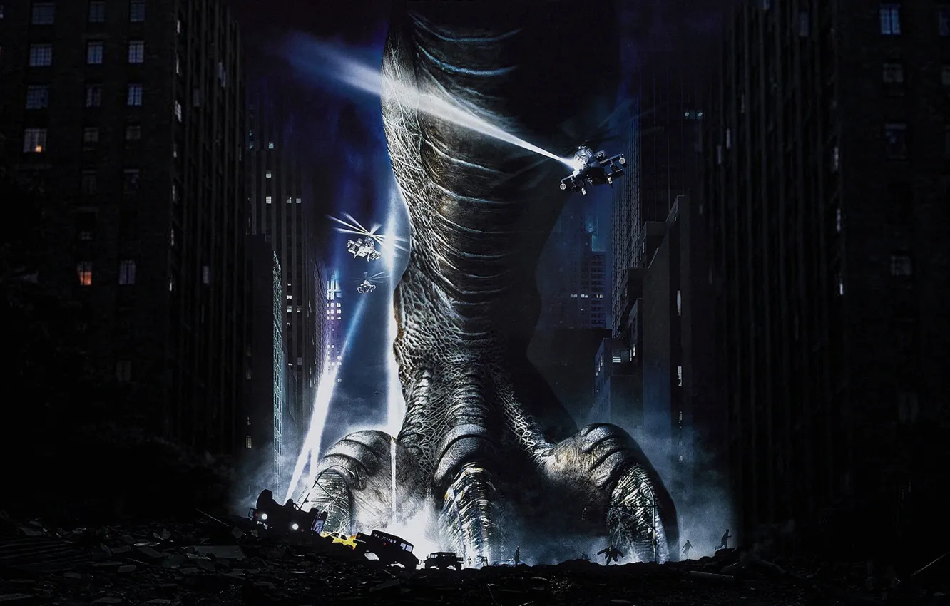 Photo wallpaper cinema, Japan, chaos, street, movie, 1998, asian, Godzilla